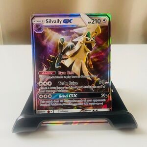 Silvally GX SM91 SM Black Star Promo Full Art Holo Pokémon Card LP